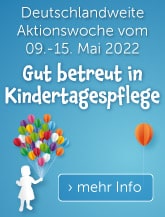 Aktionswoche der Kindertagespflege Banner Aktionswoche der Kindertagespflege