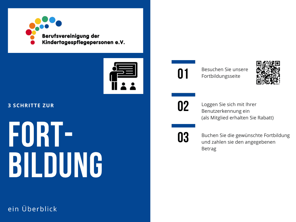 3 Schritte zur Fortbildung Tagesmutter
